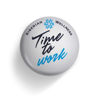 Значок Time to work | Сибирское здоровье / Siberian Wellness