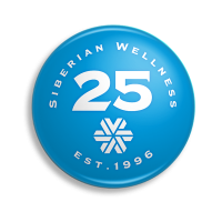 Наклейки 25 лет  - Siberian Wellness | Сибирское здоровье / Siberian Wellness