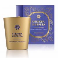 Cranberry and Birch (Клюква и береза), свеча ароматическая из натурального воска | Сибирское здоровье / Siberian Wellness