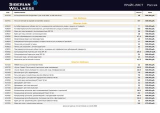 сибирское здоровье прайс лист с ценами 2026